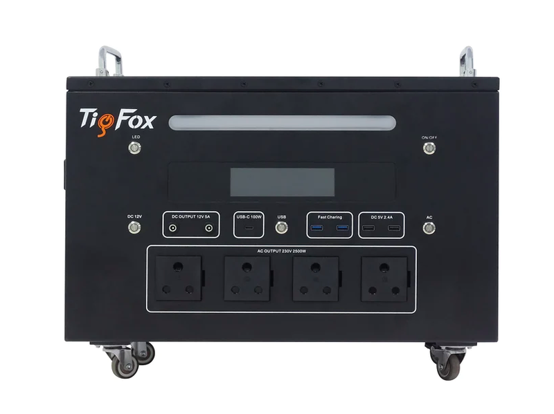 Tig Fox 2500W 2560Wh LifePO4 High Capacity UPS and Power Station SA Plug