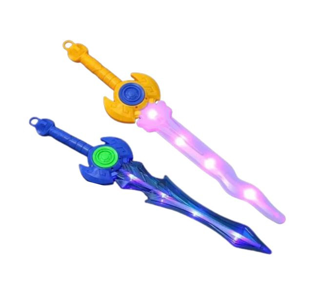 Toy Swords with Fighting Sounds - Pack of 2