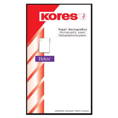 KORES THERMAL Stencil Hectografic Paper Sheets 10 pcs