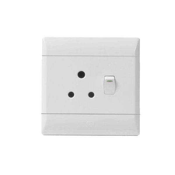 Cbi - Plug Switch Single 4X4 White - 2 Pack