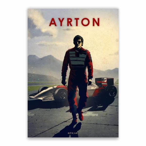 Ayrton Senna Poster - A1