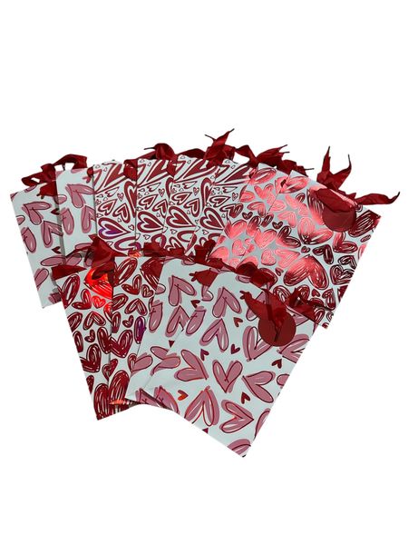 12 Piece-Heart-Shaped Gift Bag