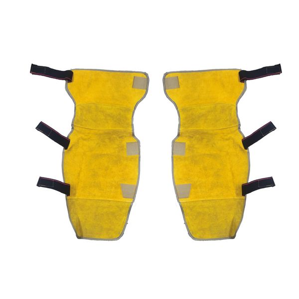 Leather Heat and Abrasion Resistant Welding Leg Covers