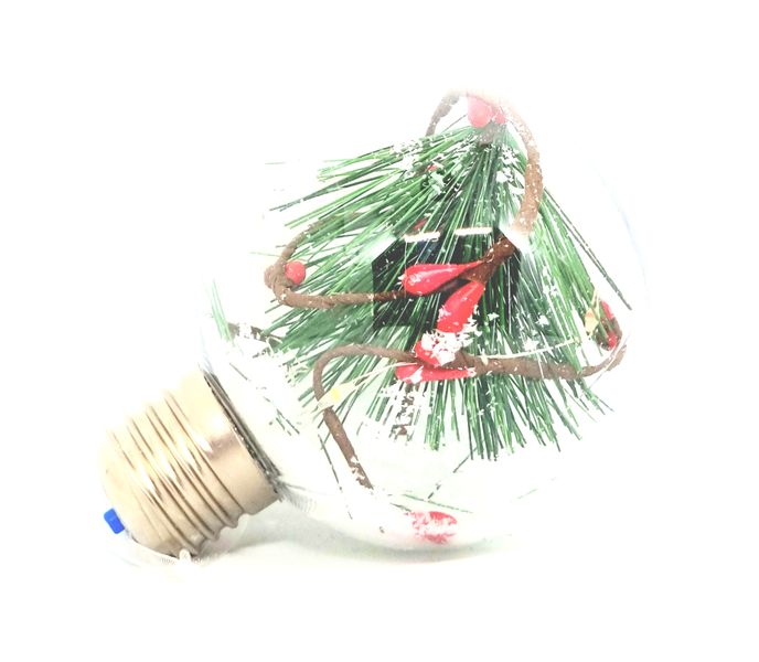 Clear Christmas Ball With Decoration Insert