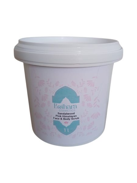1L Bishara Cosmetics Sandalwood Pink Himalayan Salt Scrub