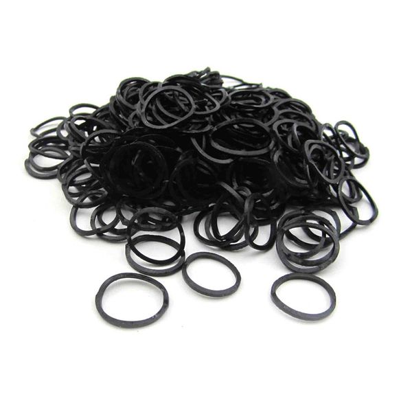 Chic - Elastics Rubber Bands Mini Black 300 Pack
