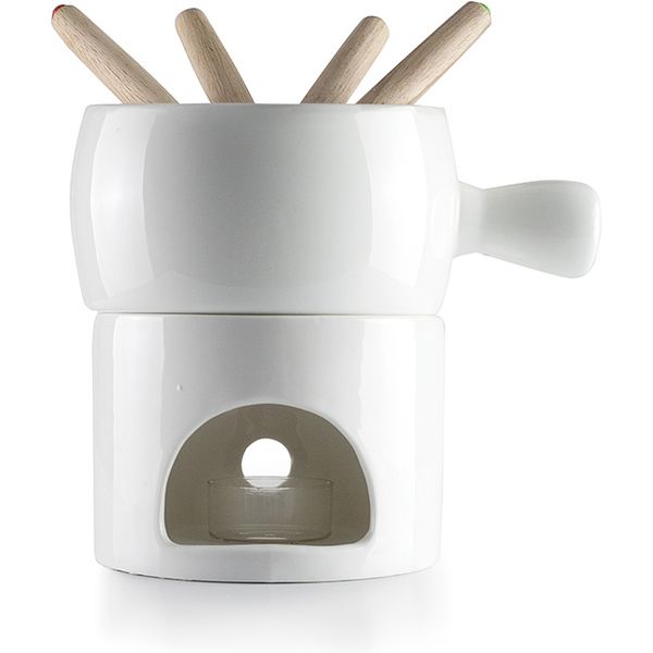 Ibili - Ceramic Chocolate/Cheese Fondue Set