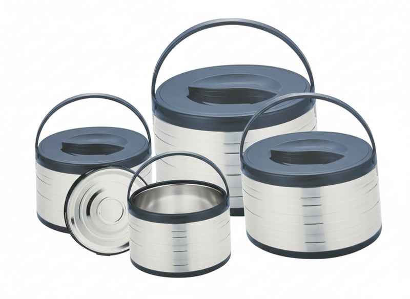 4Pcs Lunch Box Keep Warm High Quality Stainless-Steel Ware