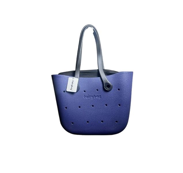 Fairybag High Quality Handbag With Holes - Black
