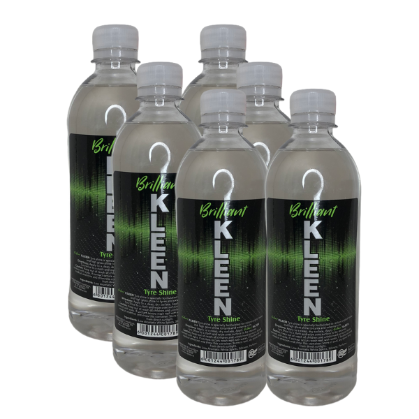 Brilliant Kleen Tyre Shine - 500ml - 6 Pack