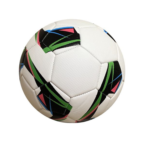 Size 5 Soccer Ball - Durable Youth Match Training Football green black