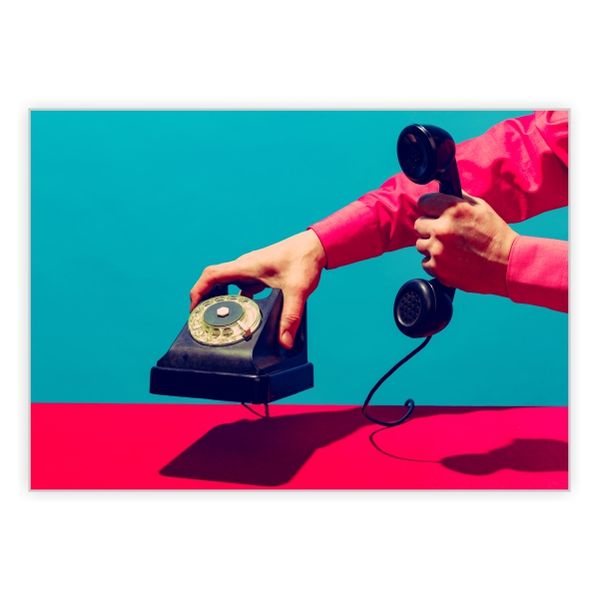 Pop Art Telephone - A1 Poster