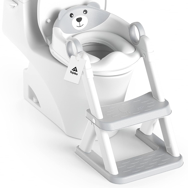 Topika Toddler Toilet Seat with Adjustable Step Stool Potty Training Toilet