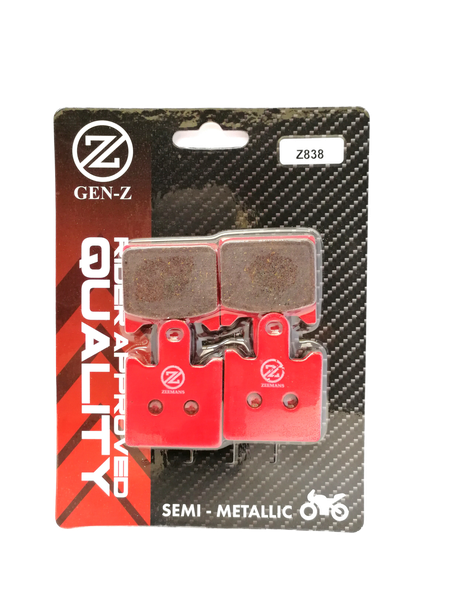 Gen-Z Semi-Metallic Front Brake Pads (Z838) Univ image