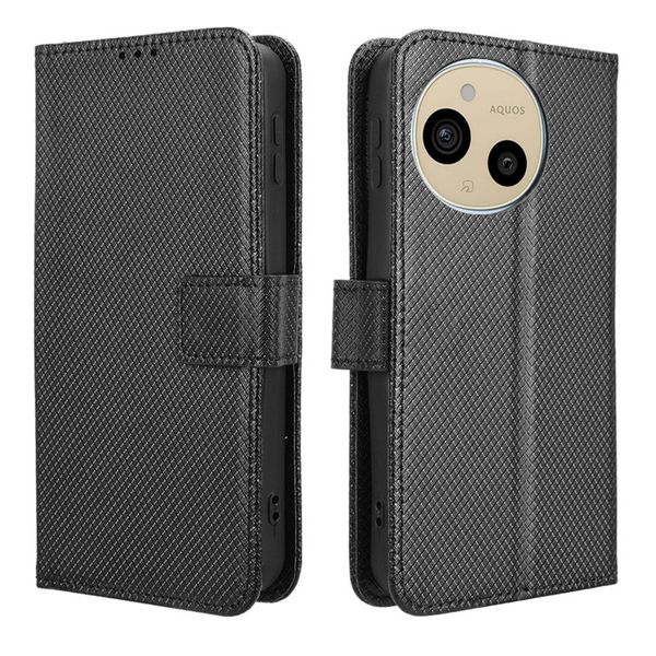 Flip Cases For Aquos Sense9 Magnetic Buckle Leather Cover