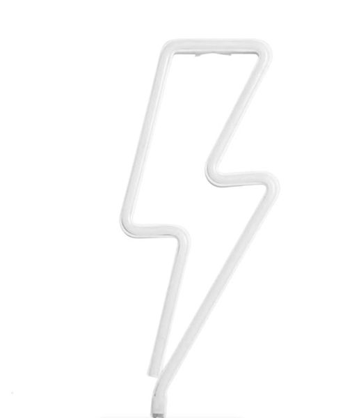 Lightning Bolt USB Or Battery Operated Neon Lights for Wall Décor