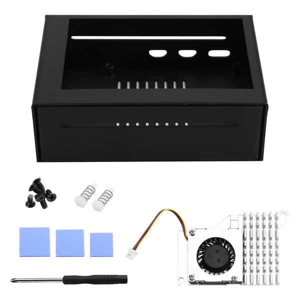 Compatible with Raspberry Pi 5 Metal Case Protection - With Heatsink