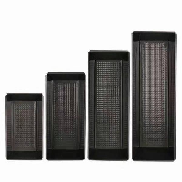 4 Pieces Rectangle Non-stick Bread Baking Tray Pan Kit