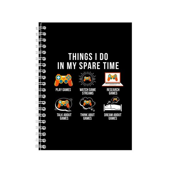 Gamer Notebook Gaming Gift Idea Writing Book Notepad Pad 32