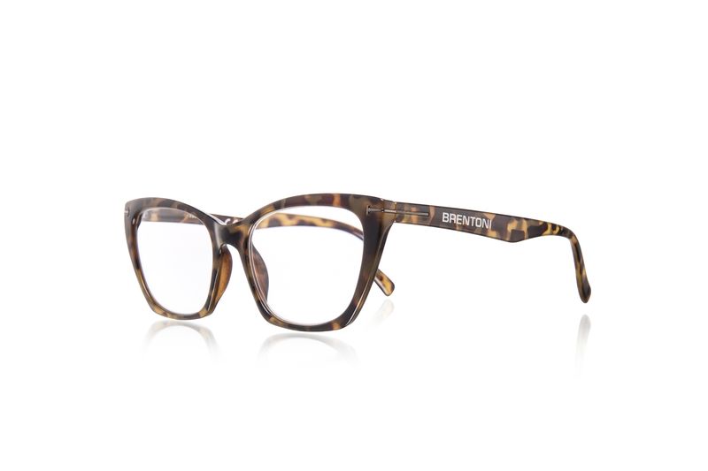 Brentoni Demi with Metal Trim,Demi Temple Reading Glass