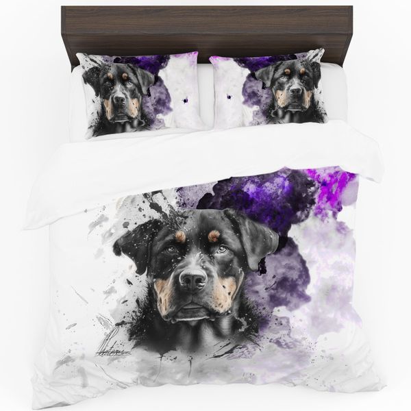 Rotweiler By Nathan Pieterse Duvet Cover Set