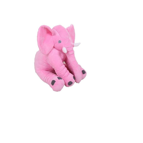 Pink Elephant Plush Pillow image