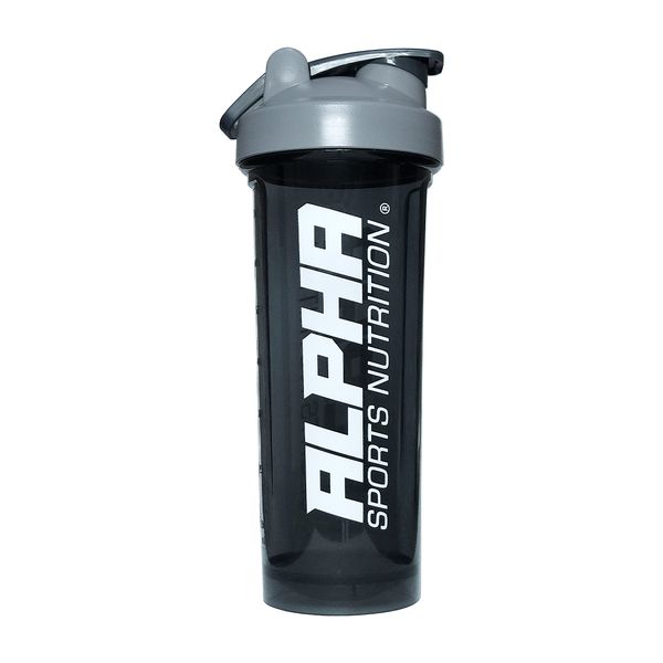 Alpha Sports Nutrition Titan Shaker - Grey Black - 700 ml Capacity