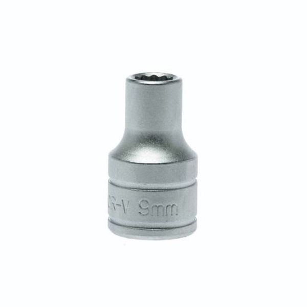 TengTools - 1/2" Drive 12 Point Socket 9mm - M120509-C