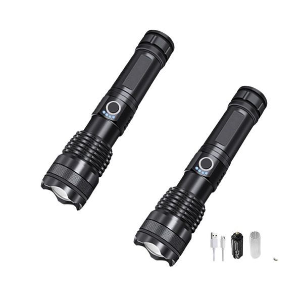 2 X P60 Power Bank Flashlight - Multi-Functional Illumination &amp; Charging