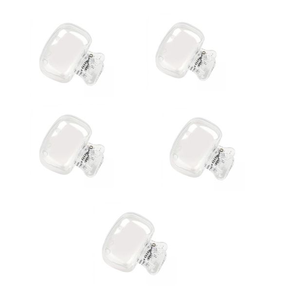 5 Pack Transparent Travel Toothbrush Head Covers Toothbrush Protector Cap