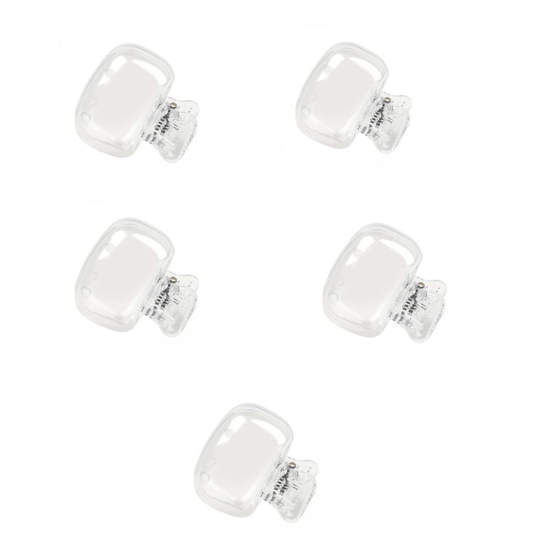 5 Pack Transparent Travel Toothbrush Head Covers Toothbrush Protector Cap