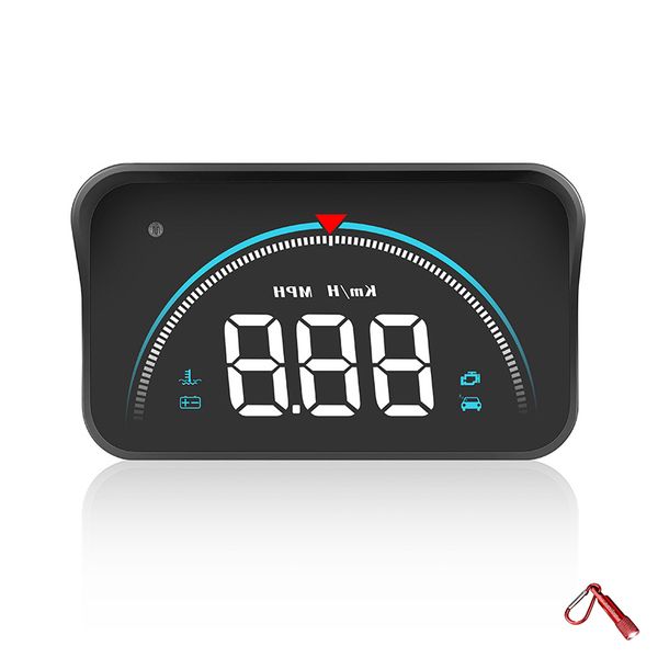 In-car HUD display, GPS speedometer projector with speed warning