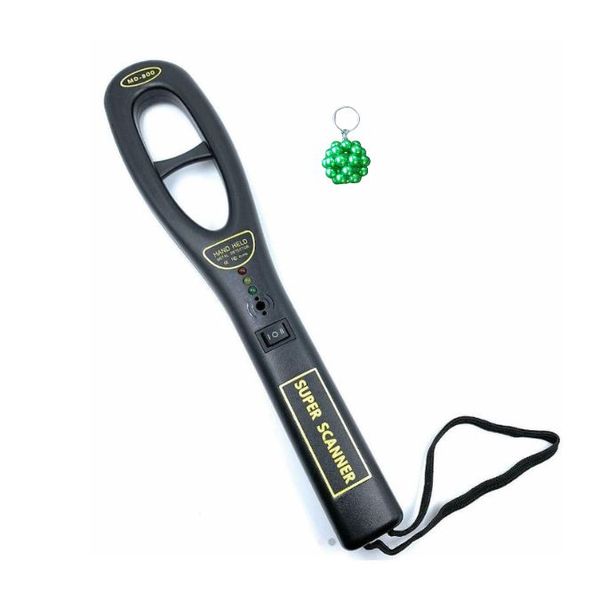 Handheld Security Alarm, Vibration Metal Detector And A Keyholder