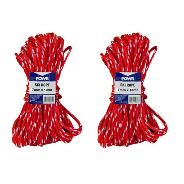 POWR Ski Rope Hanks 7mm x 10M ( 2 Pack )