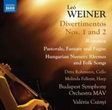Leó Weiner: Divertimentos Nos. 1 and 2/Romance/ (CD / Album)