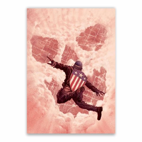Captain America World War II Poster - A1