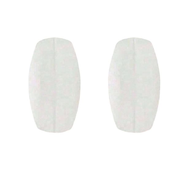 2-Piece Transparent Silicone Shoulder Pads - Invisible Anti-Slip