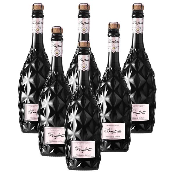 Baglietti Rose Gold Millesimato - Rose Sparkling wine - Extra Dry - 6x750ml