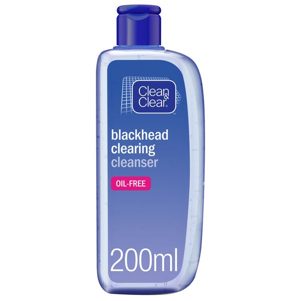 Clean &amp; Clear Facial Cleanser, Blackhead Clearing, 200ml