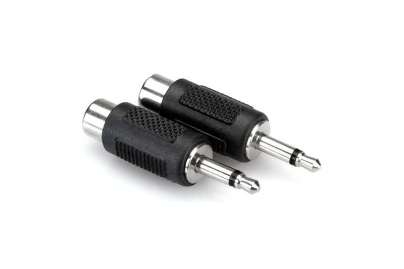 Hosa Adaptors - RCA to 3.5 mm TS