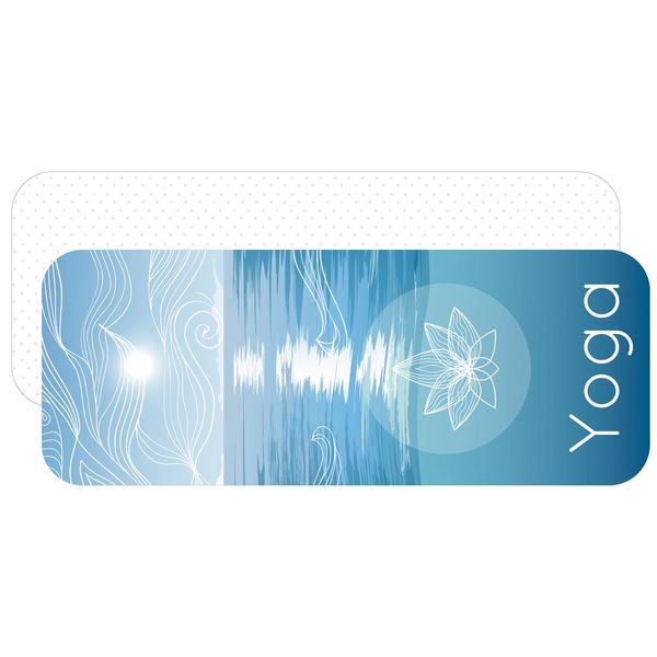 Bobums Microfibre Printed NON SLIP Yoga Towel - Yoga Sea