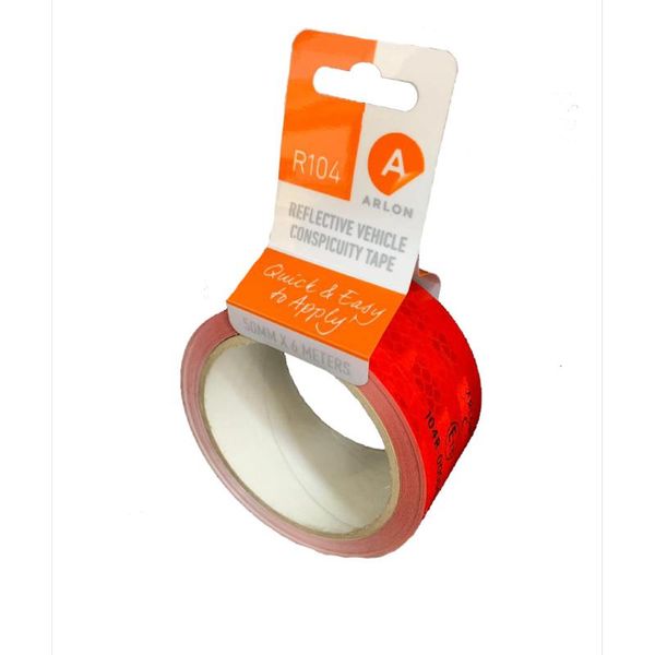 Reflective Tape - Red 6 meter