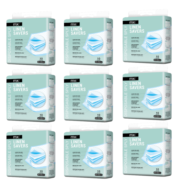 Linen Savers 5 Ply 60cm x 60cm - 9 Packs