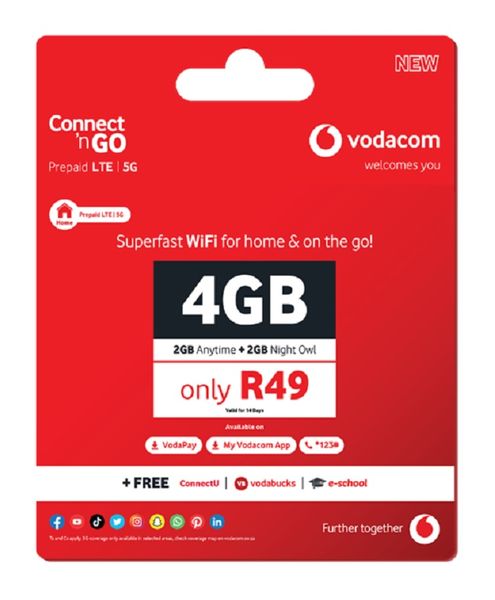 Vodacom Prepaid LTE Starter Pack