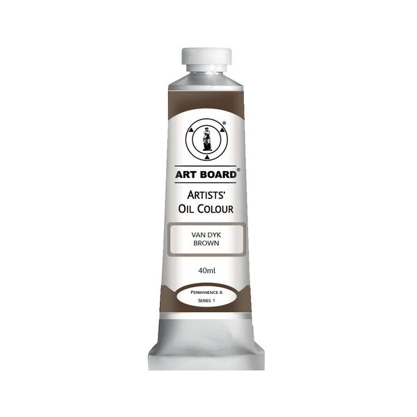 Art Board Artists' oil paint 40ml van dyk brown