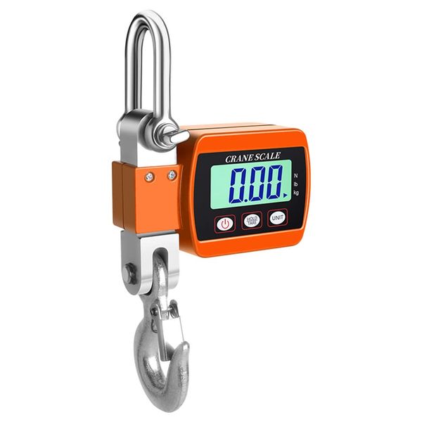500KG Digital Hanging Scale Cast Aluminum Handheld Crane Scale Farm Outdoor