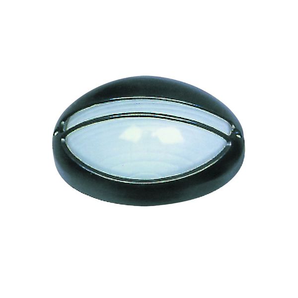 ACDC - 1x13W ESL Black Bulkhead Light 210 x 145 x 100mm