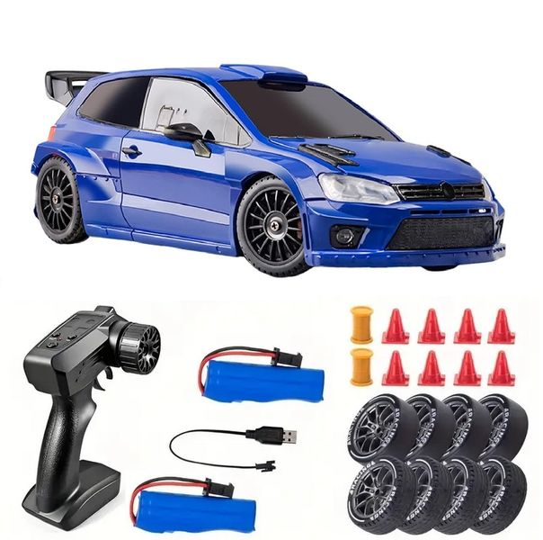 Remote Controlled Drift Car with Extra Wheels and Battery - Golf R