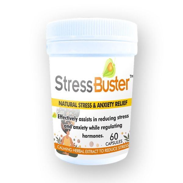 StressBuster Capsules 60s - Natural Stress &amp; Anxiety Relief