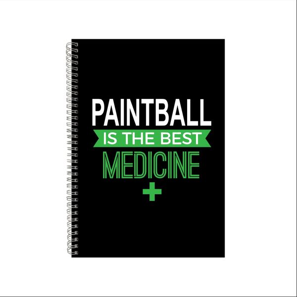Paintball Wire Bound Notebook Hobby Gift Idea Writing Books A4 Notepad